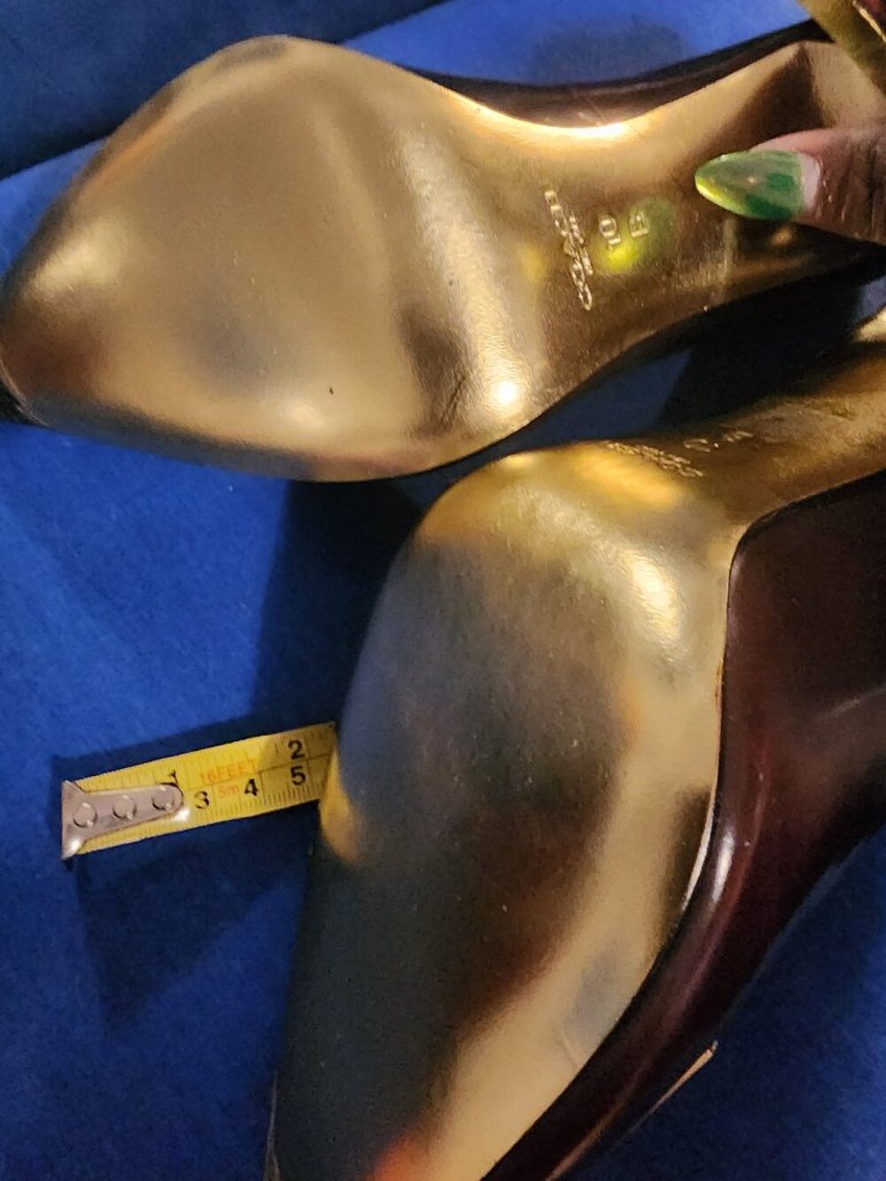 Authentic Coach Leather Pumps size 10 - Picture 5 of 6